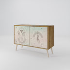 DELICATE BEAUTY 2-Door Sideboard in Oak Effect