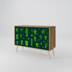 DESERT GREEN 2-Door Sideboard in Oak Effect