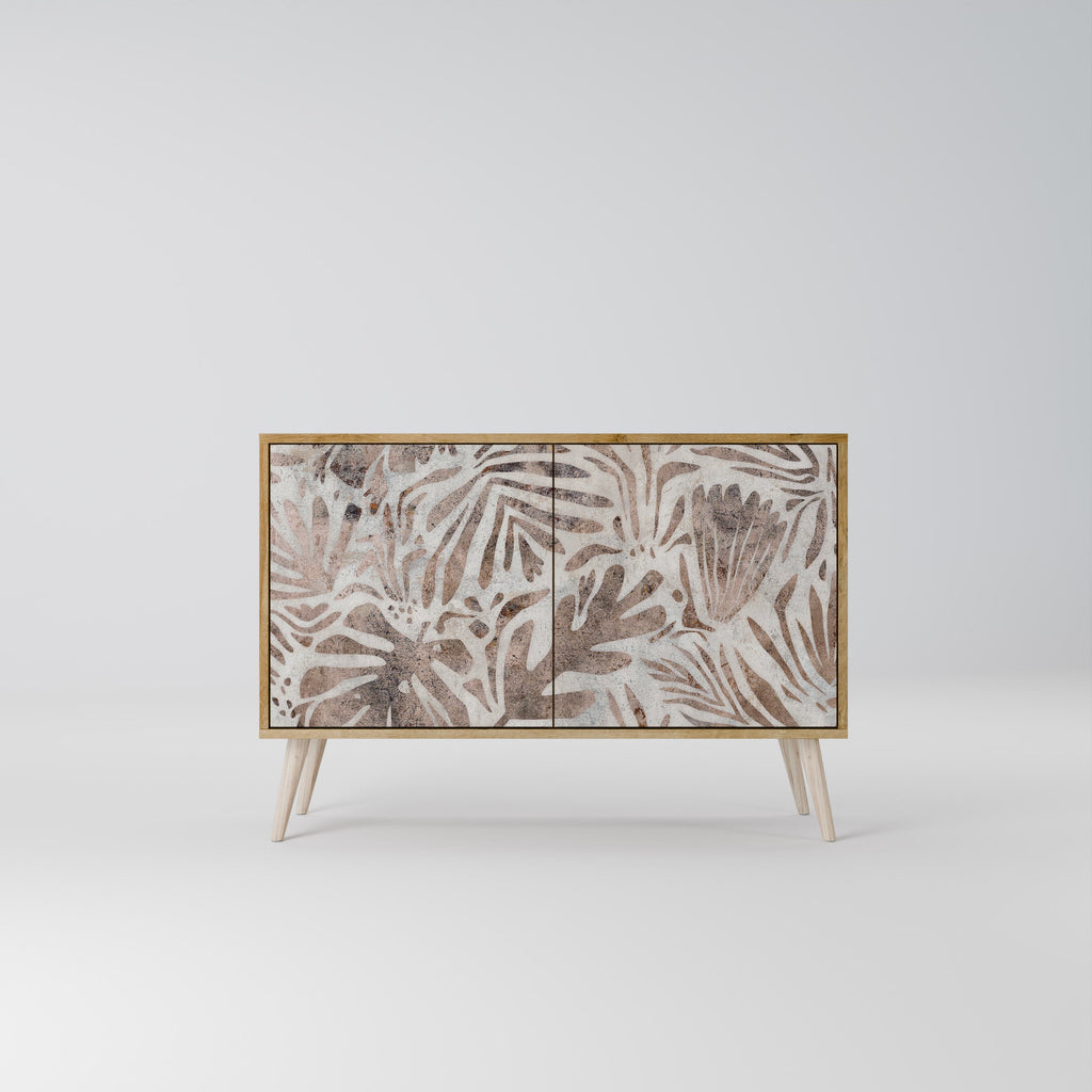 PASSING TIME Aparador de 2 Portas em Efeito Carvalho