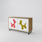 CHILDHOOD MEMORY 2-Door Sideboard in Oak Effect