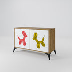 CHILDHOOD MEMORY 2-Door Sideboard in Oak Effect