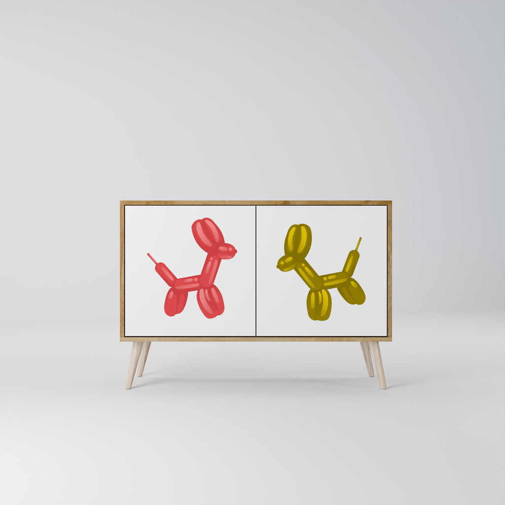 CHILDHOOD MEMORY 2-Door Sideboard in Oak Effect