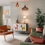 CHILDHOOD MEMORY 2-Door Sideboard in Oak Effect