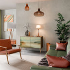 MORNING BY THE LAKE 2-Door Sideboard in Oak Effect