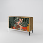 TROPICAL COMPOSITION 2-Door Sideboard in Oak Effect