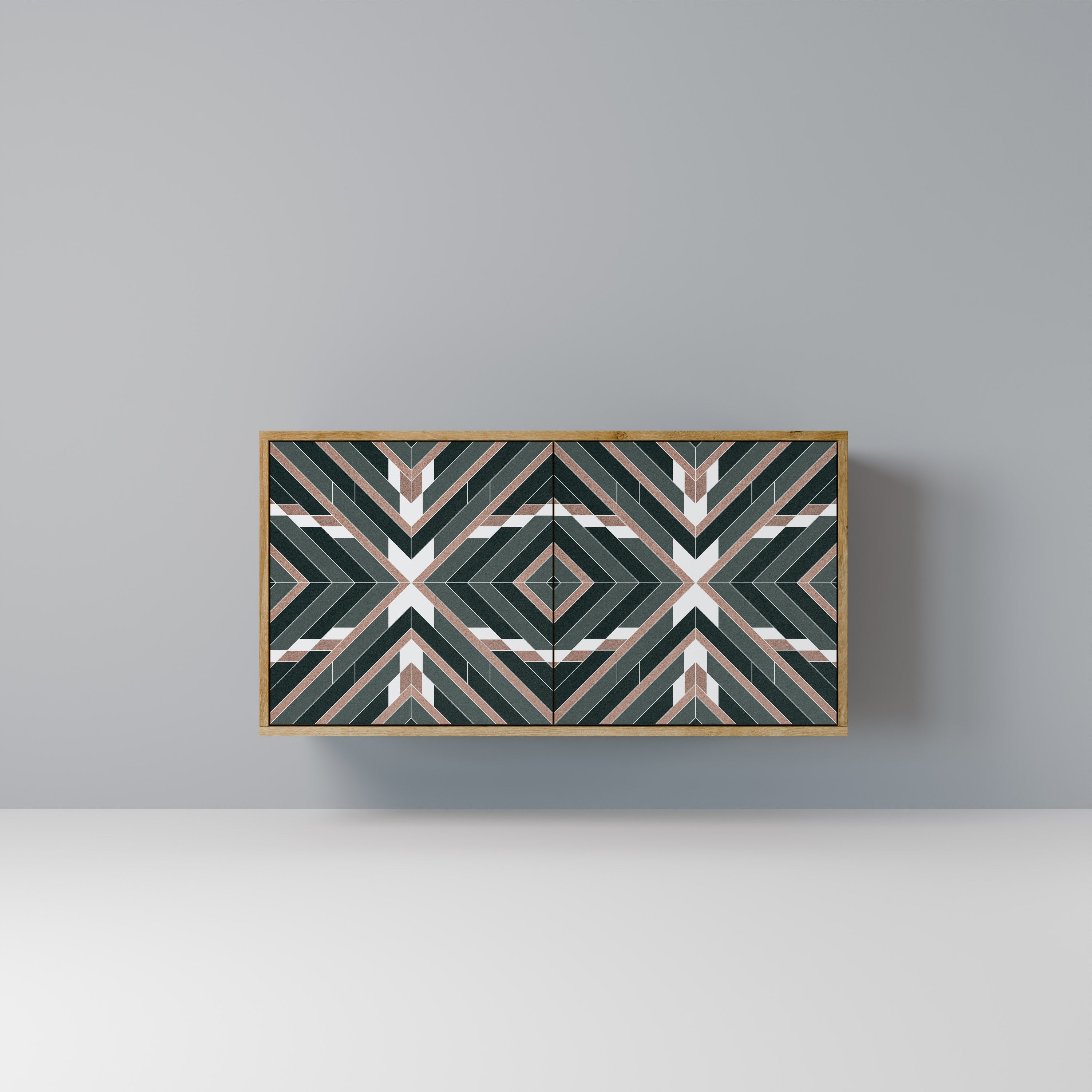 DIMENSION DELIGHTS Aparador de 2 Portas em Efeito Carvalho