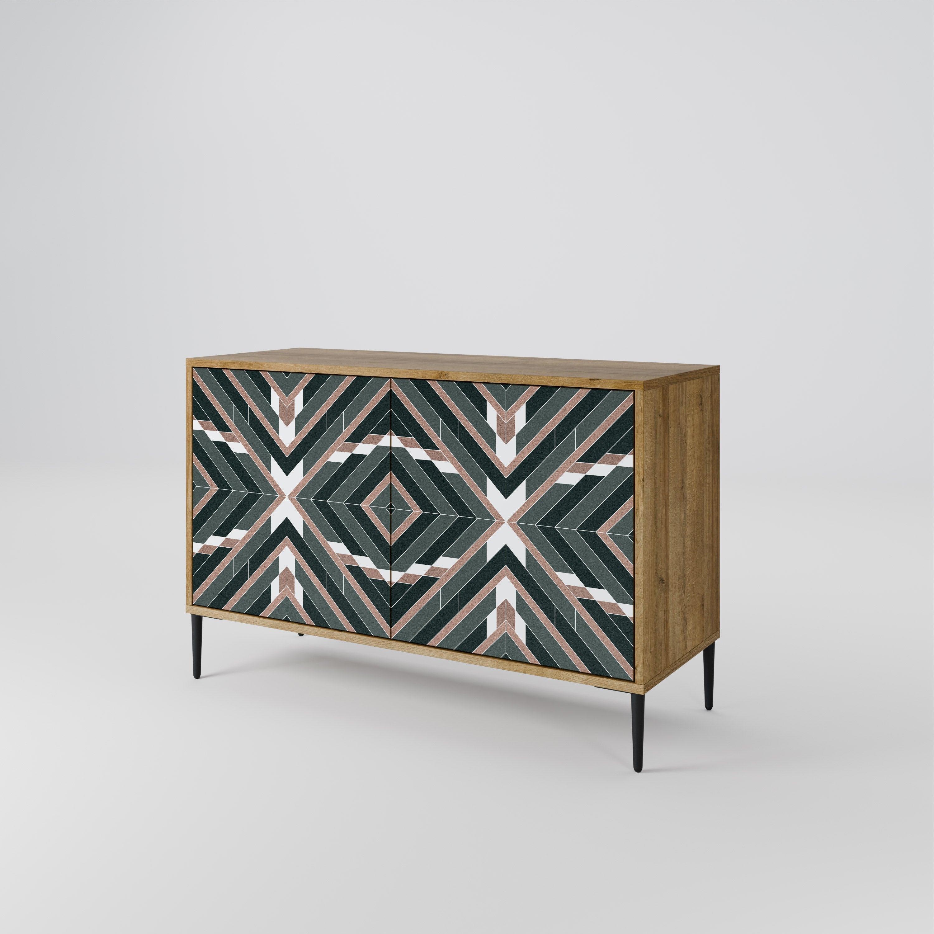 DIMENSION DELIGHTS 2-Door Sideboard in Oak Effect