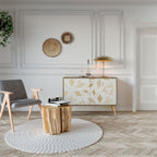 SPOTTED DAZE Aparador de 2 Portas em Efeito Carvalho