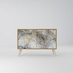 TIMELESS GLIDE Aparador de 2 Portas em Efeito Carvalho