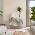 TIMELESS GLIDE Aparador de 2 Portas em Efeito Carvalho