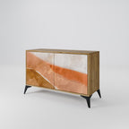 SANDHILLS SPLENDOUR Aparador de 2 Portas em Efeito Carvalho