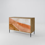 SANDHILLS SPLENDOUR Aparador de 2 Portas em Efeito Carvalho