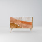 SANDHILLS SPLENDOUR Aparador de 2 Portas em Efeito Carvalho