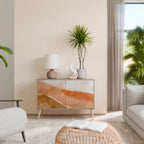 SANDHILLS SPLENDOUR Aparador de 2 Portas em Efeito Carvalho