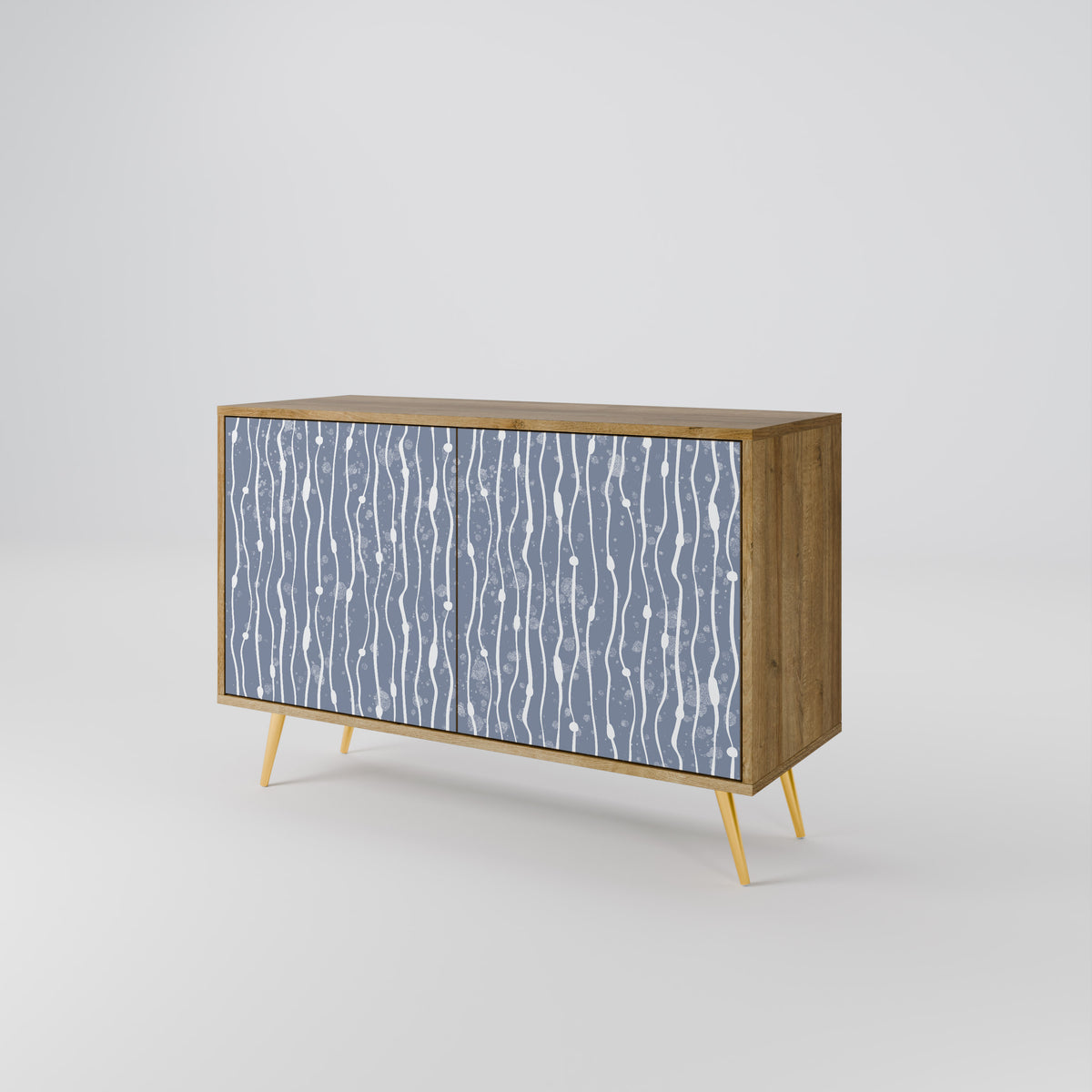 GRAPHITE RAIN Aparador de 2 Portas