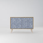 GRAPHITE RAIN Aparador de 2 Portas em Efeito Carvalho