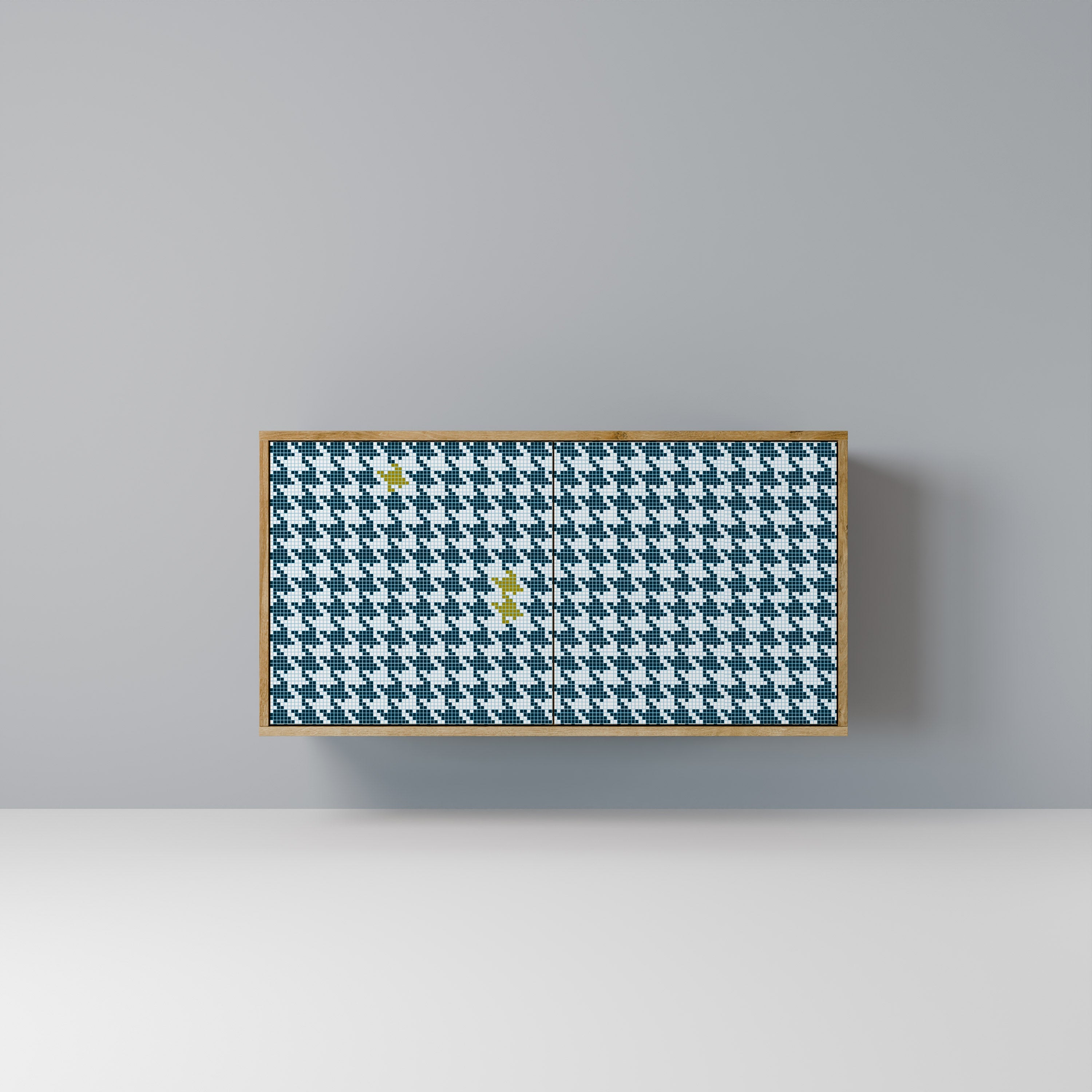 OUT OF CONTEXT Aparador de 2 Portas em Efeito Carvalho