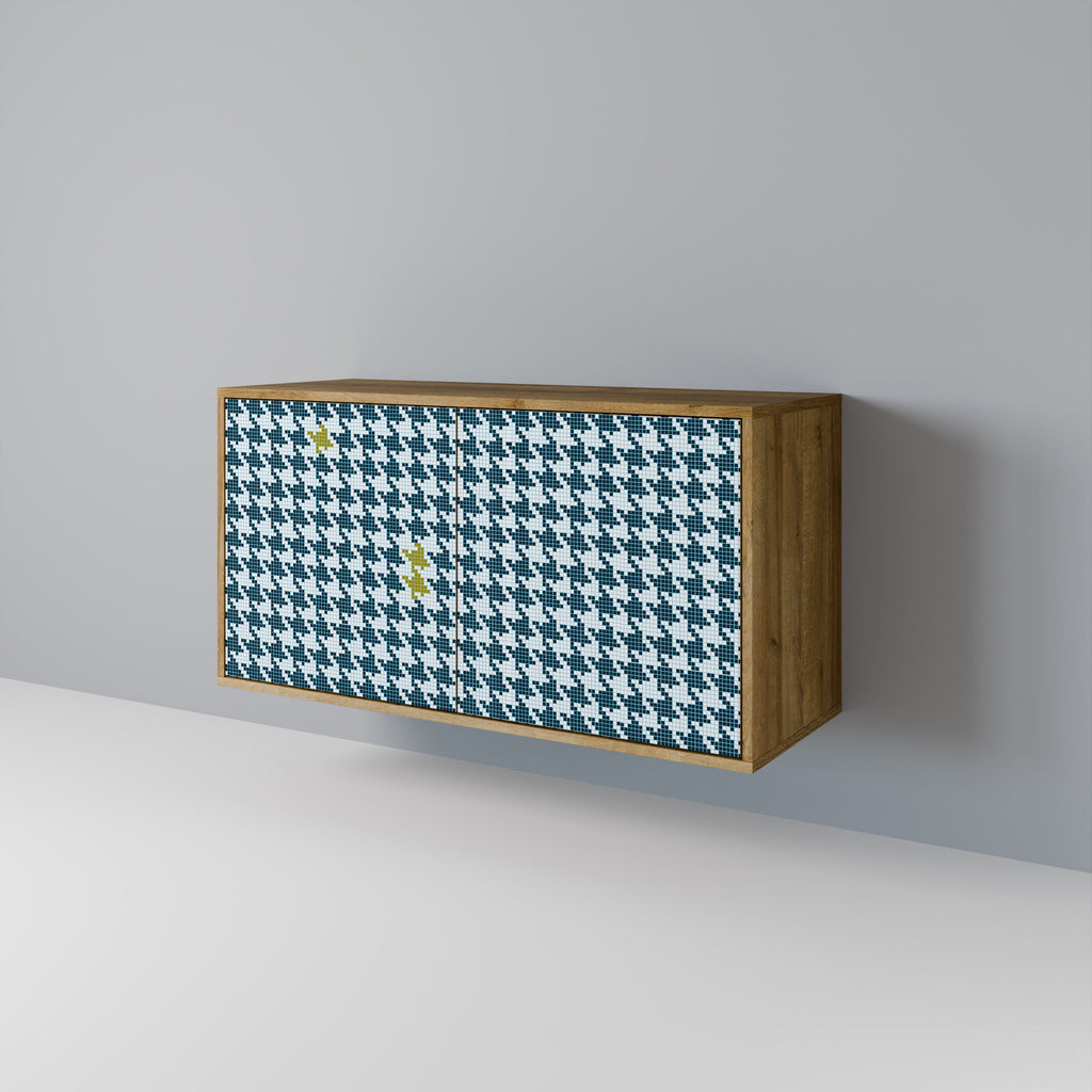 OUT OF CONTEXT Aparador de 2 Portas em Efeito Carvalho