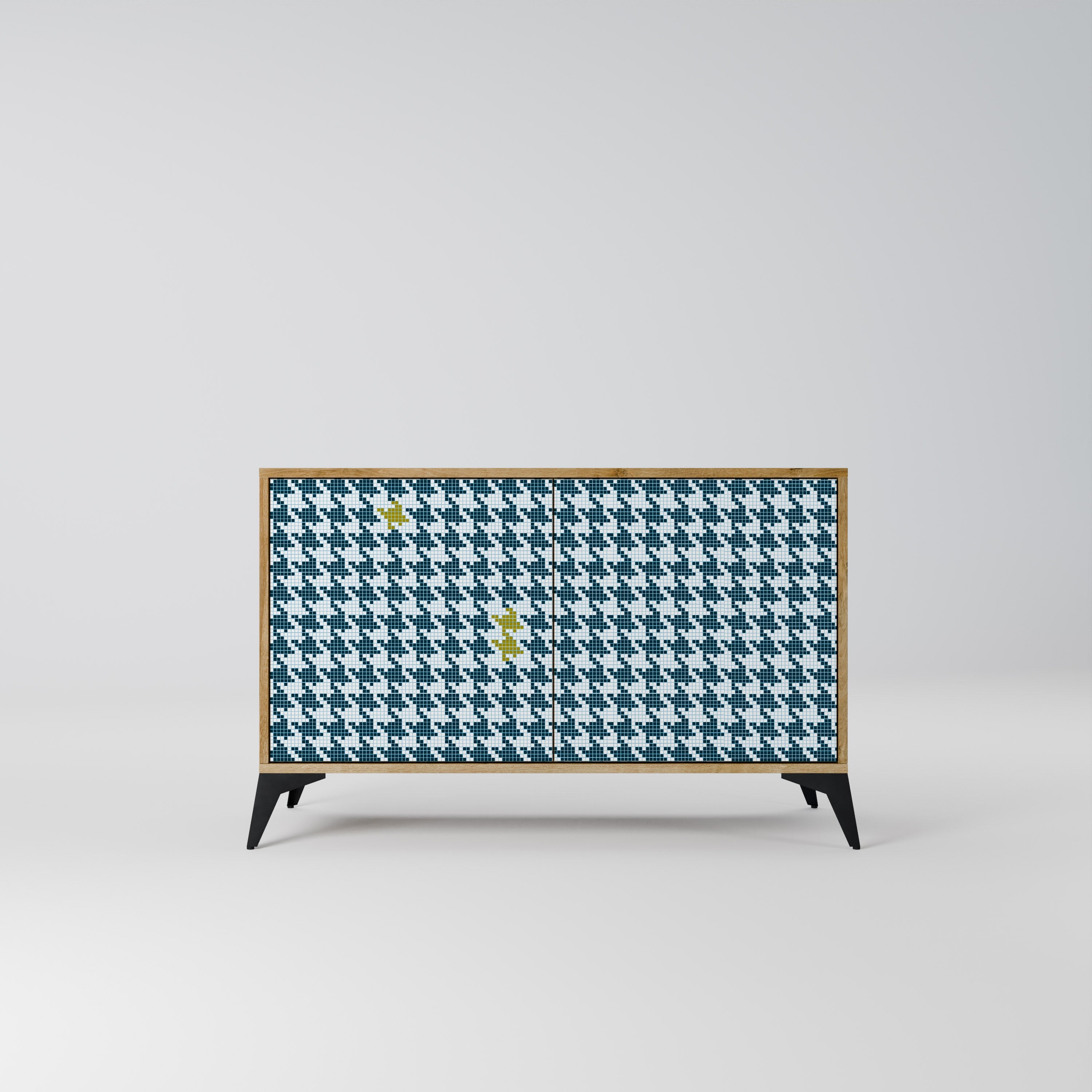 OUT OF CONTEXT Aparador de 2 Portas em Efeito Carvalho