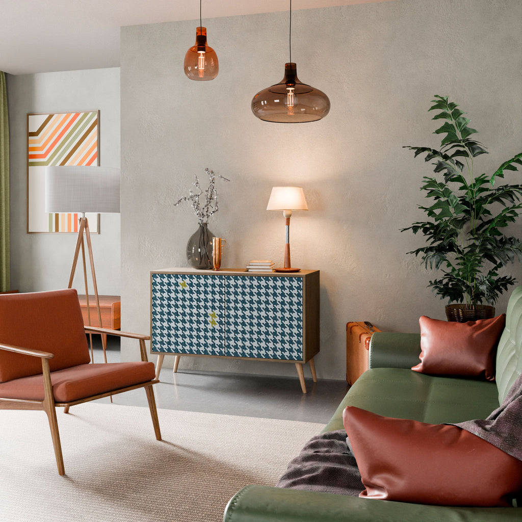 OUT OF CONTEXT Aparador de 2 Portas em Efeito Carvalho