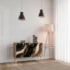 GOLD DUST Aparador de 2 Portas em Efeito Carvalho