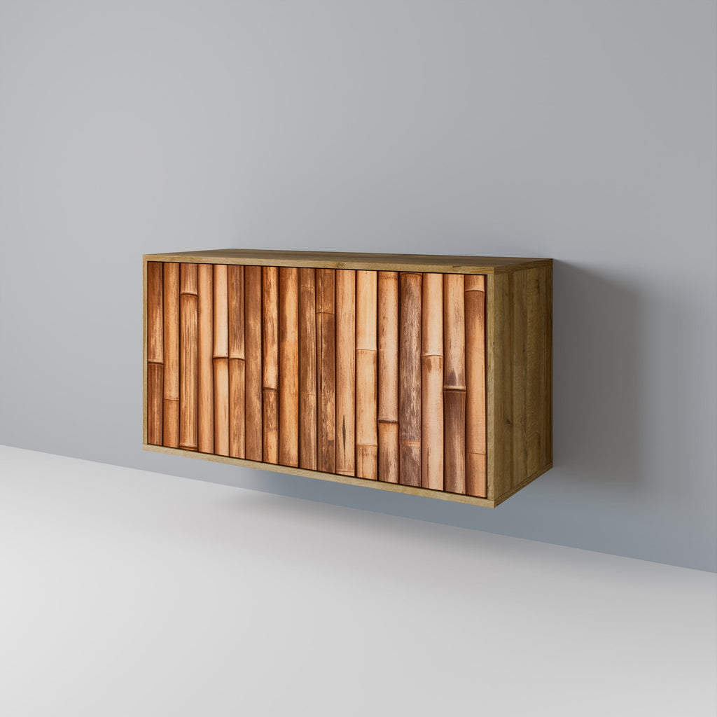 NATURAL WOOD Aparador de 2 Portas em Efeito Carvalho