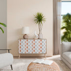 HAZY NOSTALGIA Aparador de 2 Portas em Efeito Carvalho