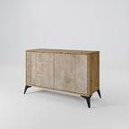 SCREEN ERROR Aparador de 2 Portas em Efeito Carvalho