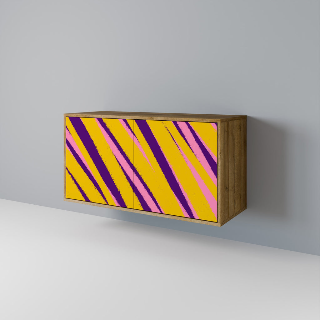 DREAMS COME TRUE Aparador de 2 Portas em Efeito Carvalho