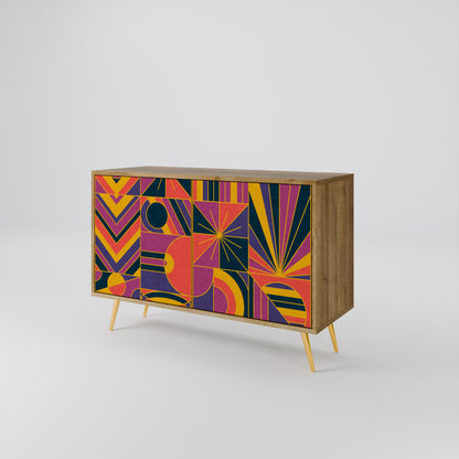 ELECTRIC PATTERNS 2-Door Sideboard