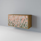 BUILDING THE FUTURE Aparador de 2 Portas em Efeito Carvalho