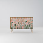 BUILDING THE FUTURE Aparador de 2 Portas em Efeito Carvalho