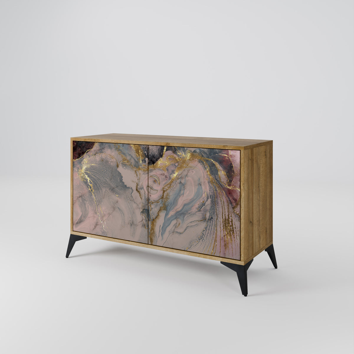 GILDED SWIRLS Aparador de 2 Portas