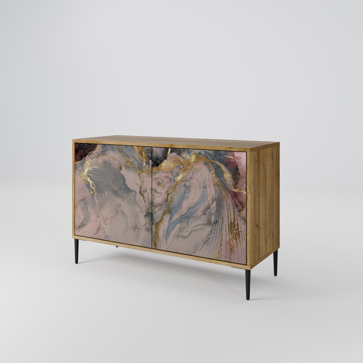 GILDED SWIRLS Aparador de 2 Portas