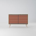 HYPNOTIC GATE Aparador de 2 Portas em Efeito Carvalho