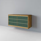 ILUSION GATE Aparador de 2 Portas em Efeito Carvalho