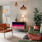 AURORA BOREALIS Aparador de 2 Portas em Efeito Carvalho