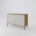 PASSING SECONDS Aparador de 2 Portas em Efeito Carvalho