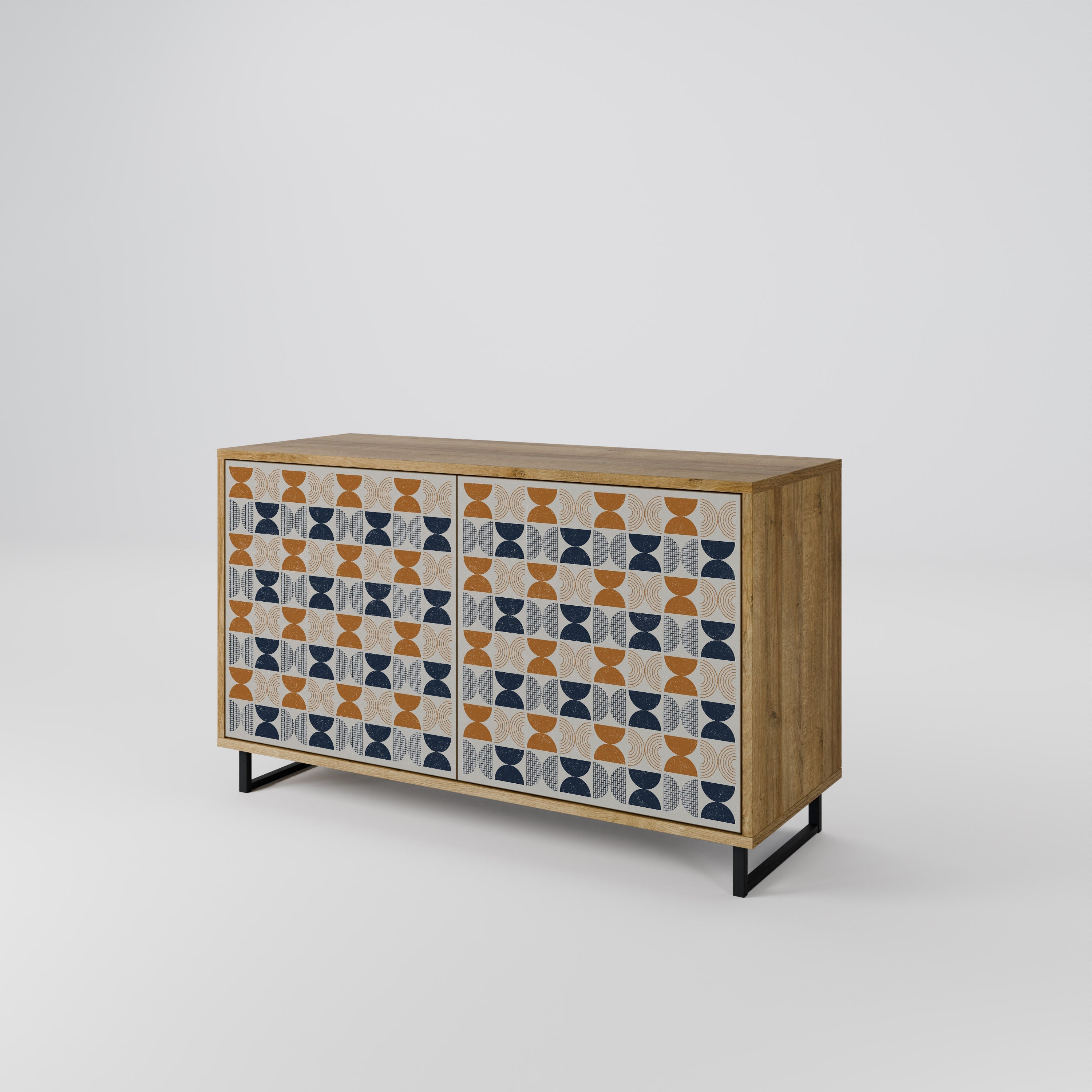 REFLECTION RANGE Aparador de 2 Portas em Efeito Carvalho