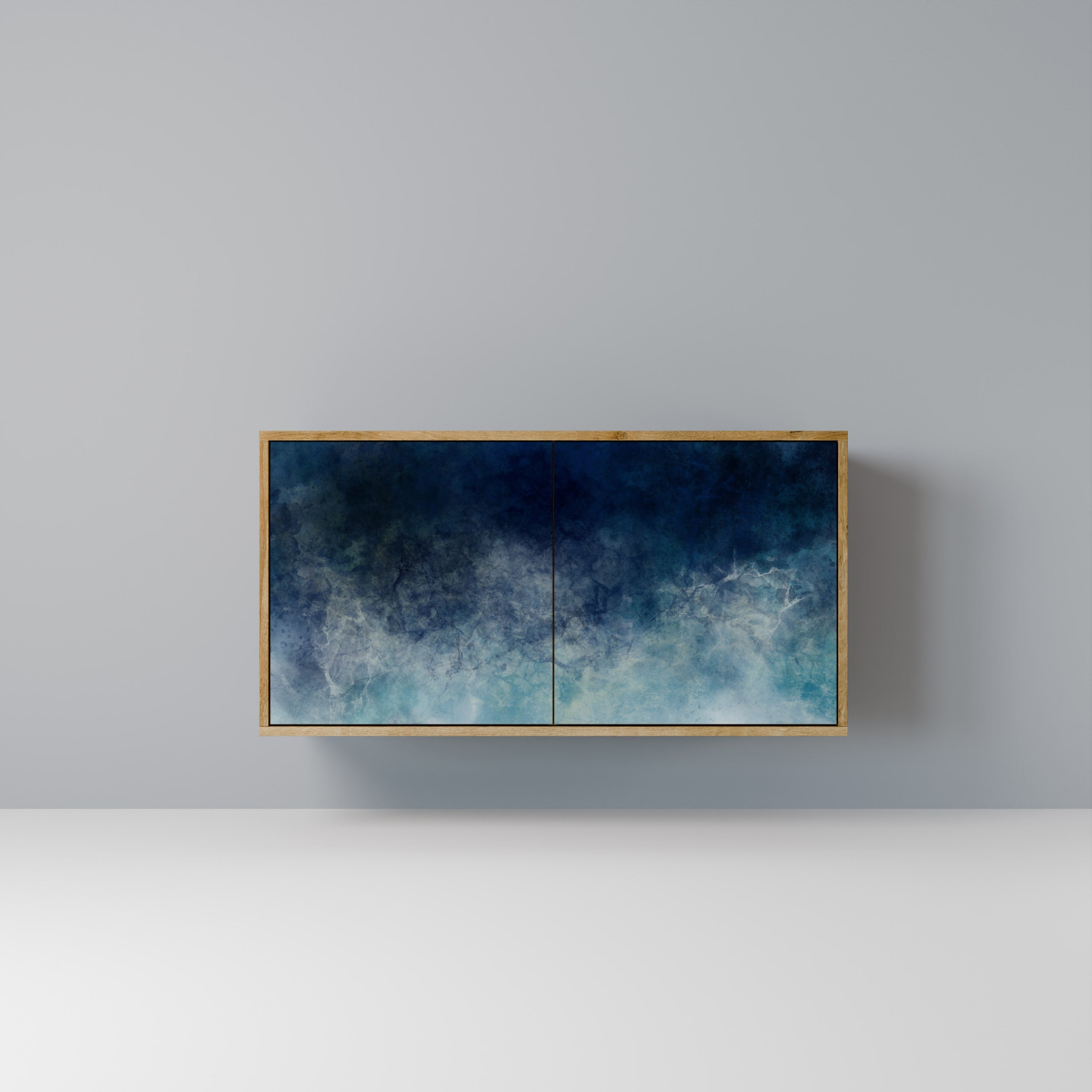 CELESTIAL FALL Aparador de 2 Portas em Efeito Carvalho