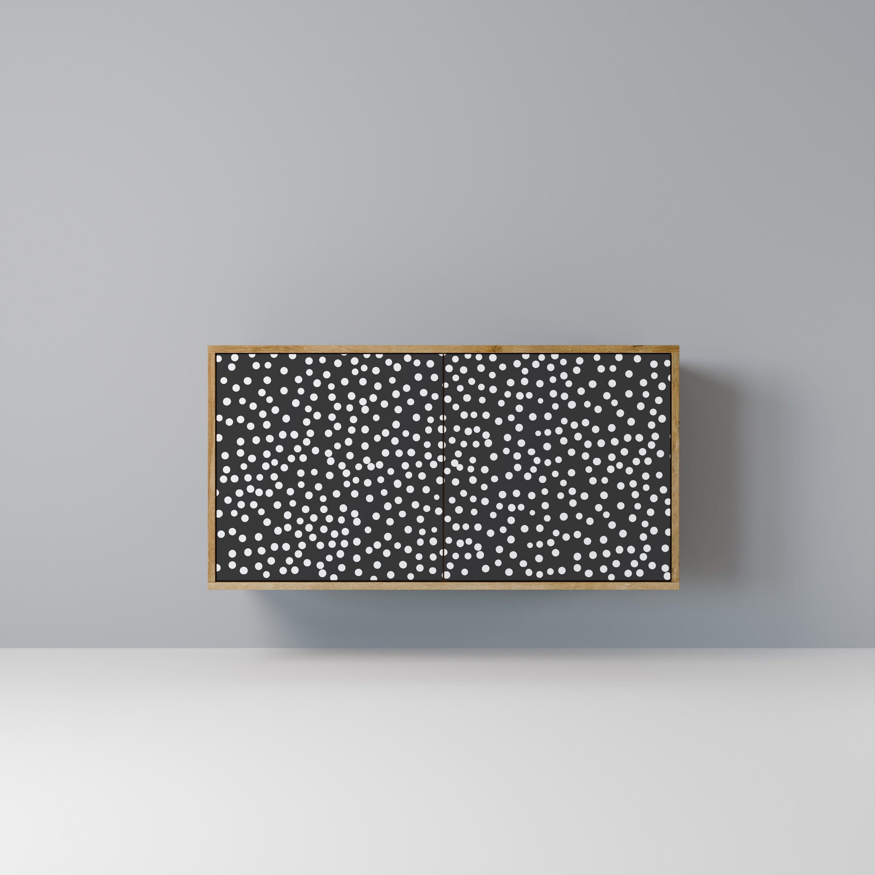 BLINDING LIGHTS Aparador de 2 Portas em Efeito Carvalho