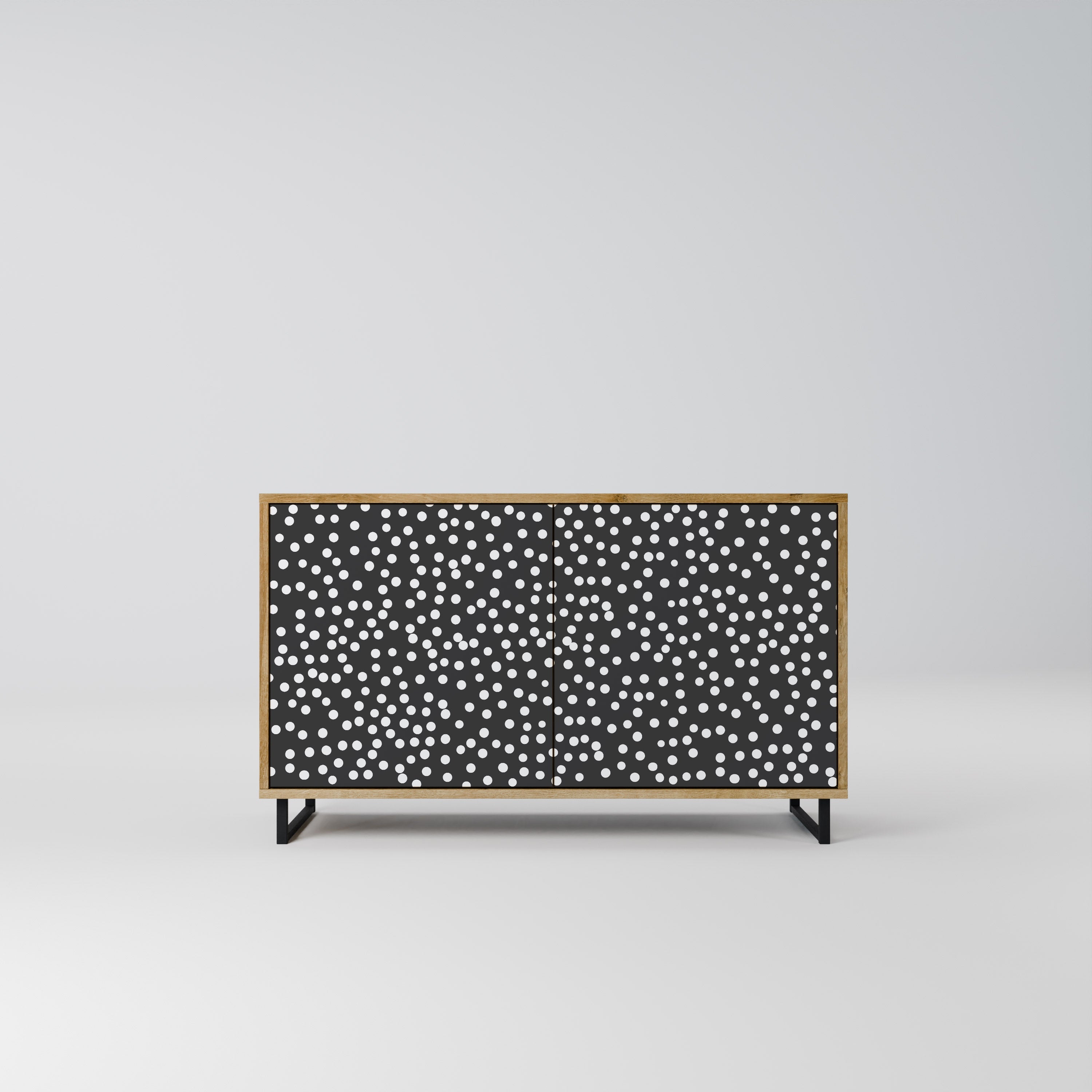 BLINDING LIGHTS Aparador de 2 Portas em Efeito Carvalho