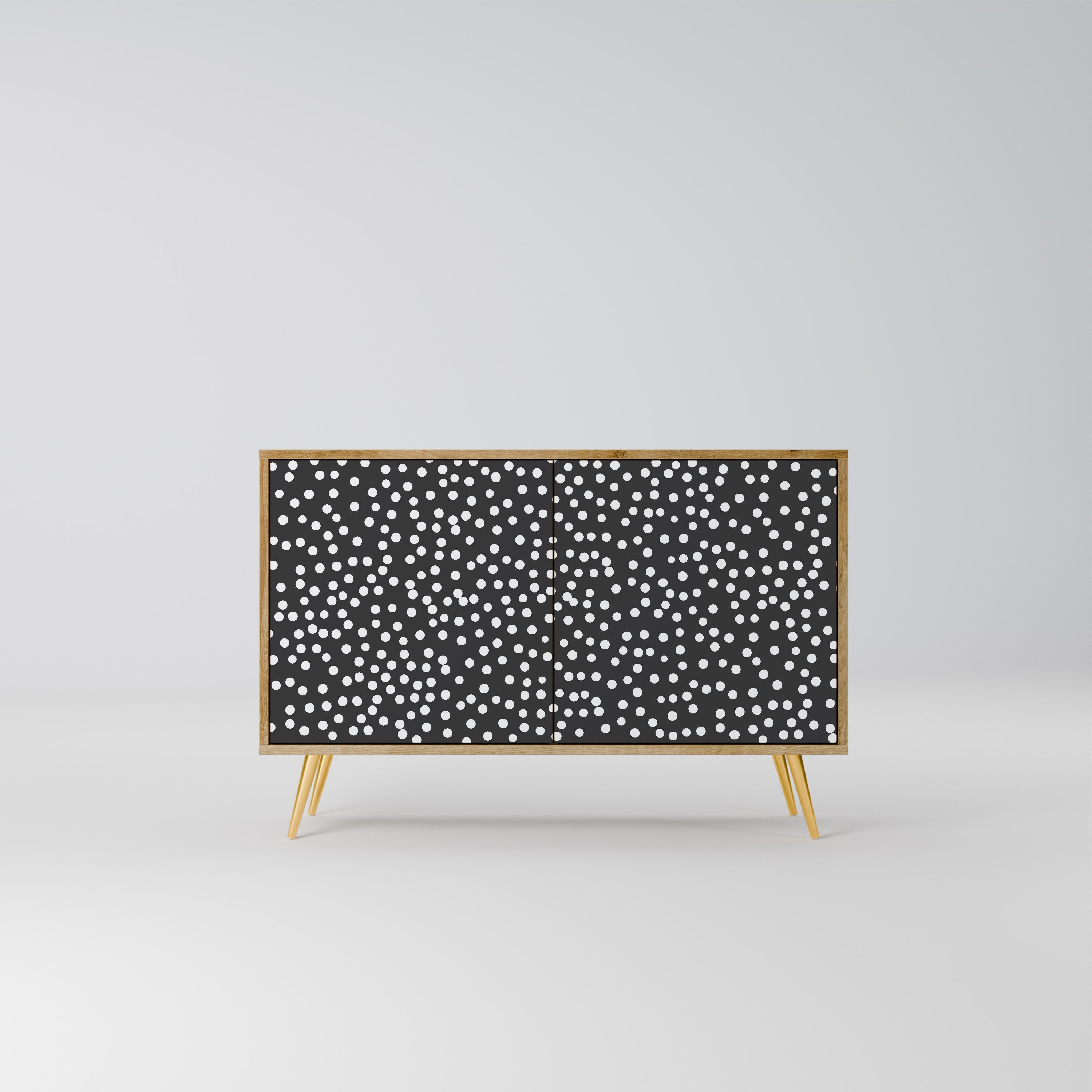 BLINDING LIGHTS Aparador de 2 Portas em Efeito Carvalho