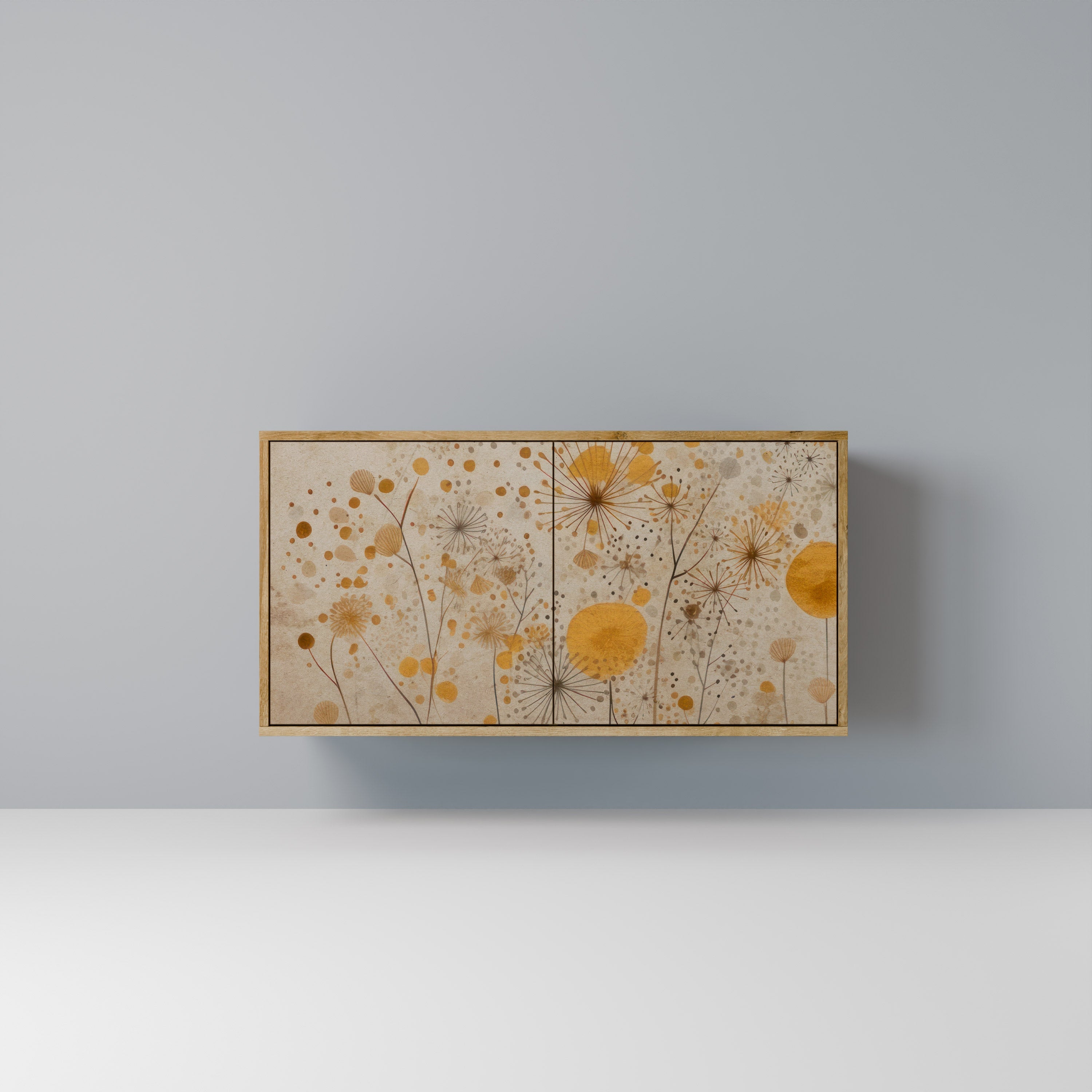 MORNING GLADE Aparador de 2 Portas em Efeito Carvalho