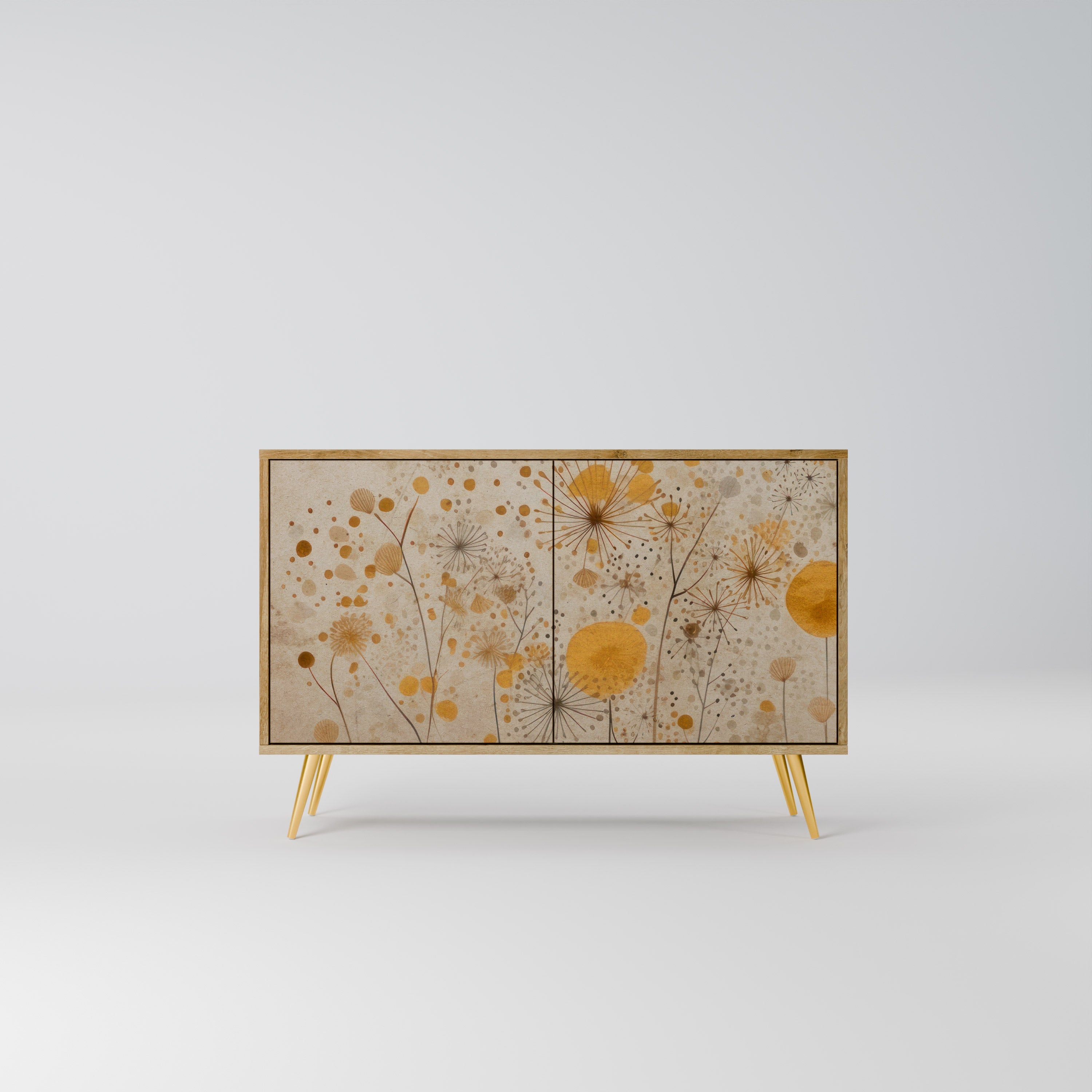 MORNING GLADE Aparador de 2 Portas em Efeito Carvalho