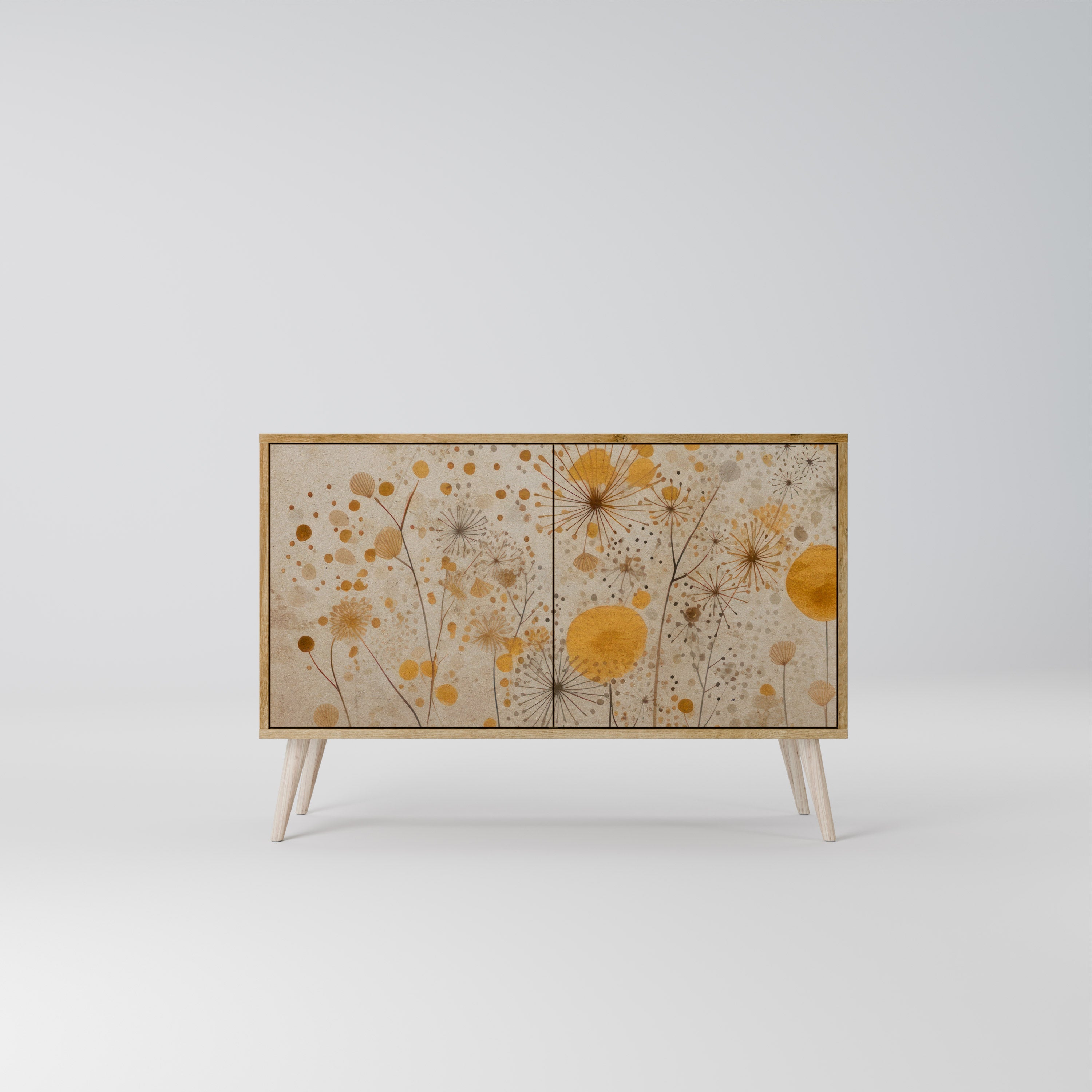 MORNING GLADE Aparador de 2 Portas em Efeito Carvalho