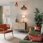 SPRING WHIMSY Aparador de 2 Portas em Efeito Carvalho