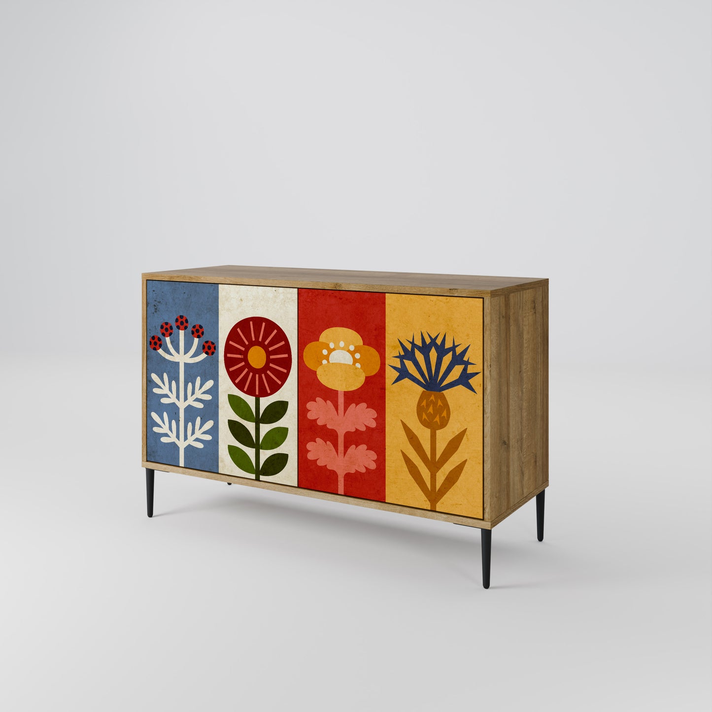 SCANDIC FLOWERET Aparador de 2 Portas
