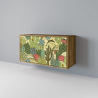 SUCCULENTS KALEIDOSCOPE Aparador de 2 Portas em Efeito Carvalho