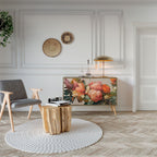 STYLISH BEAUTY Aparador de 2 Portas em Efeito Carvalho